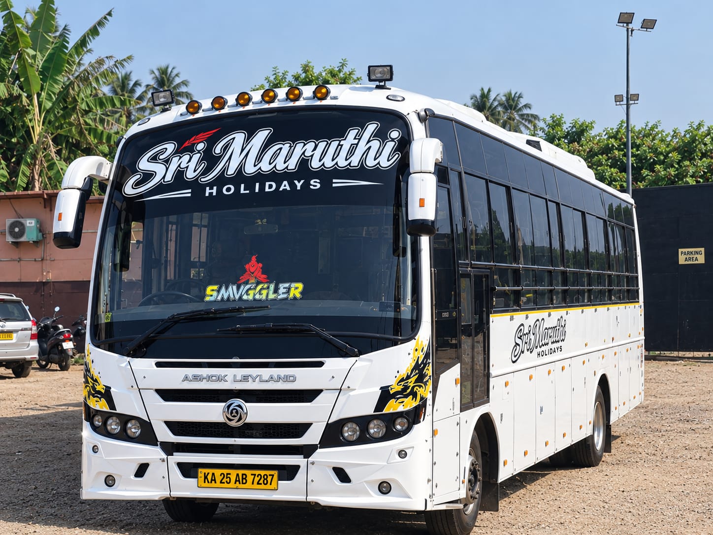 50 Seater Bus Side View